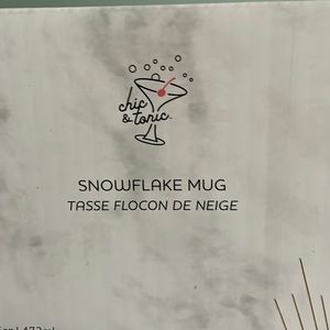 Brand new snowflake mug.